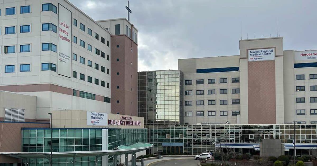 Trinitas Regional Medical Center and its emergency entrance